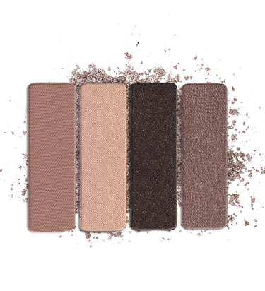Wet n Wild, Color Icon Eyeshadow Quads, Eyeshadow Palette with Shiny and Matte Multicolor Eyeshadows, Long-Lasting and Easy-to-blend Formula, Silent Treatment